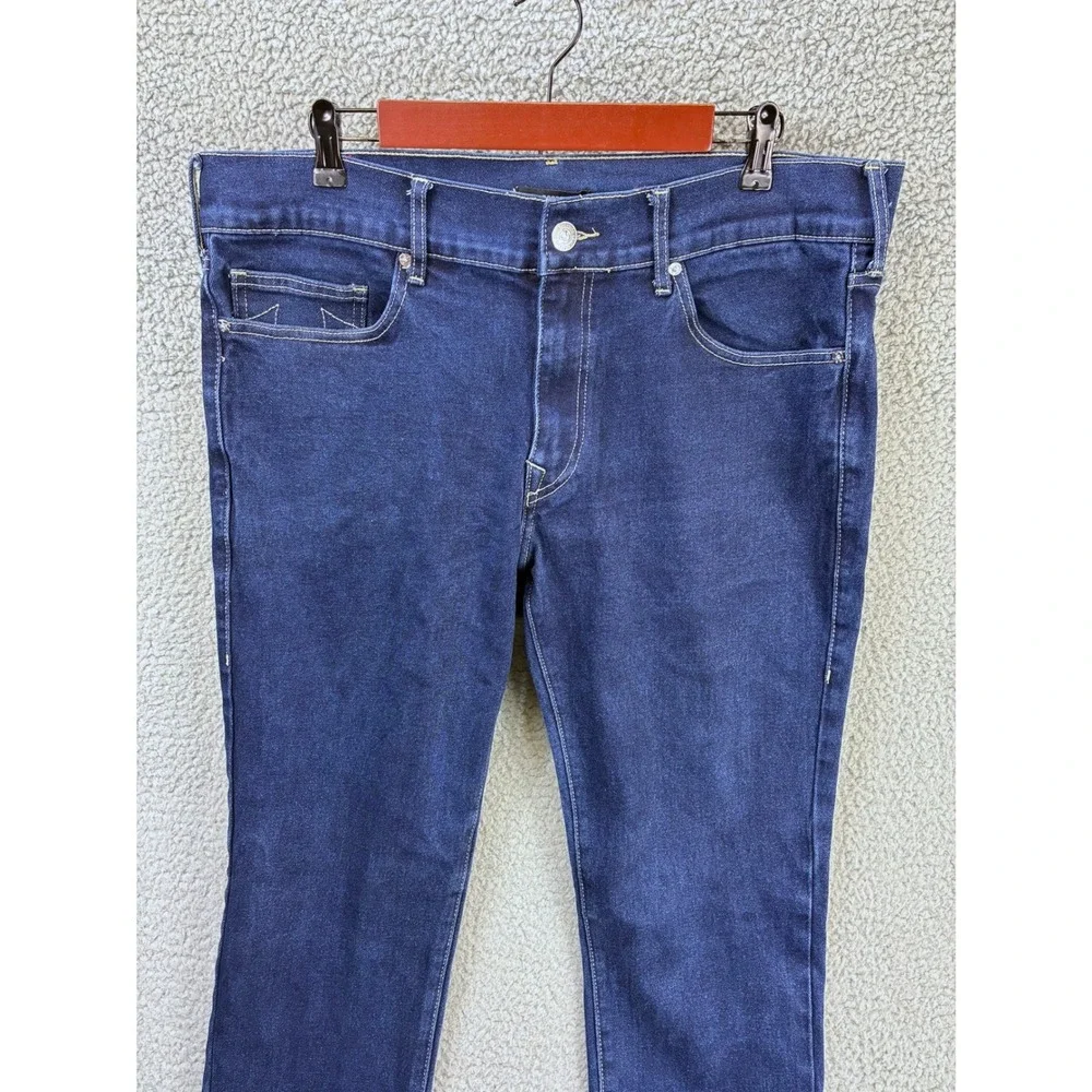 True Religion Rocco Relaxed Skinny Jeans Mens 36 Blue Denim Pants Classic Wash
